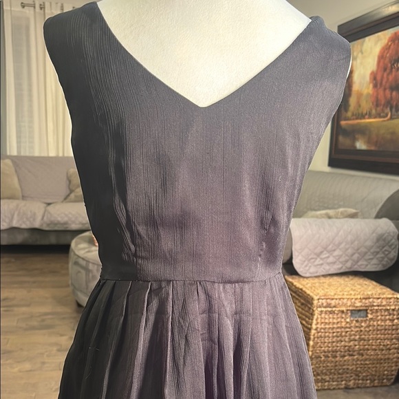 Black Sequin Embellished Sleeveless Mini Dress - Picture 4 of 8